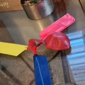 2pcs Random Color Helicopter Balloons Creative Toys